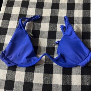 Vibrant Blue Bikini Top